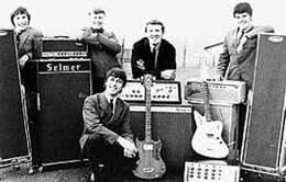1965: Dave, Roger, Greg, Roy and Mike (front)